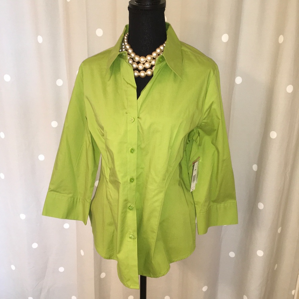 Kim Rogers Button Blouse